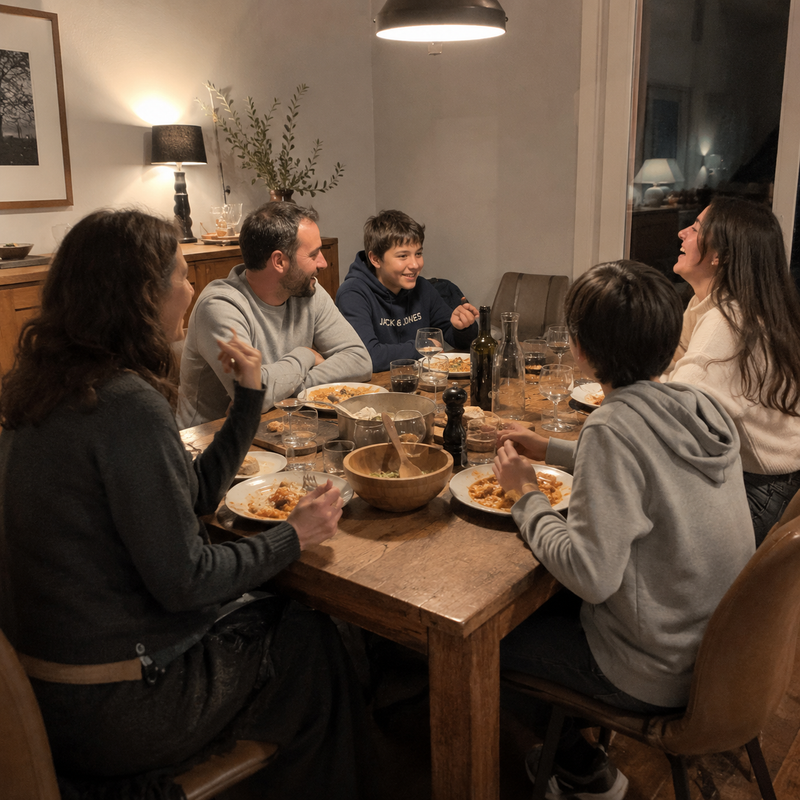 Mode famille<br>Le téléphone peut attendre